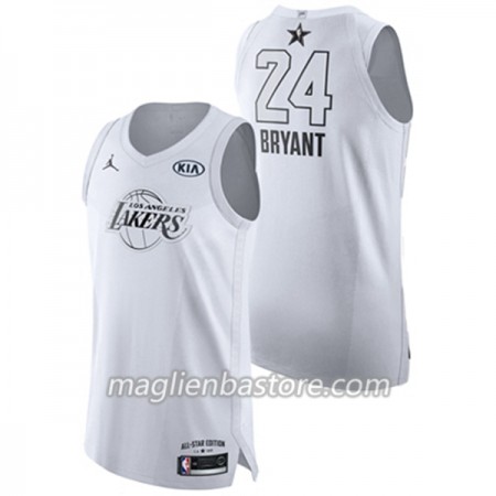 Maglia Los Angeles Lakers Kobe Bryant 24 2018 All-Star Jordan Brand Bianco Swingman - Uomo